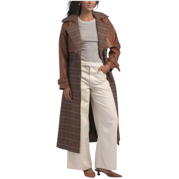 AVEC LES FILLES Trench Coat - Picture 1 of 3